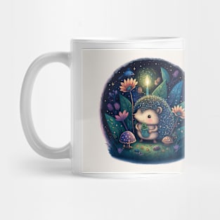 Hedgehog Fairy Tale Scene Mug